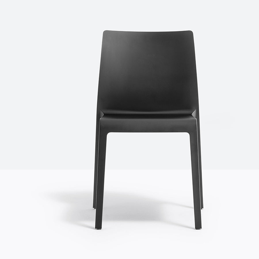 Chaise Volt HB Pedrali noire à dossier haut