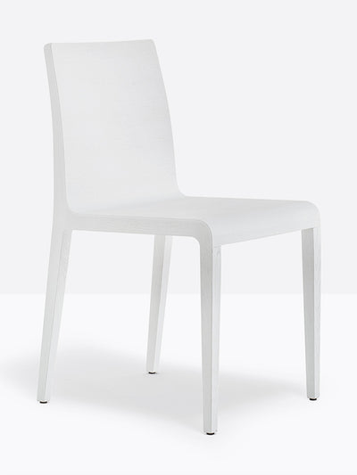 Chaise Young laquée blanc