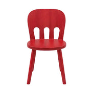 Chaise basse enfant Alice coloris Rouge teinté