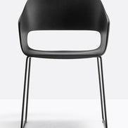 Fauteuil Babila luge Pedrali noir