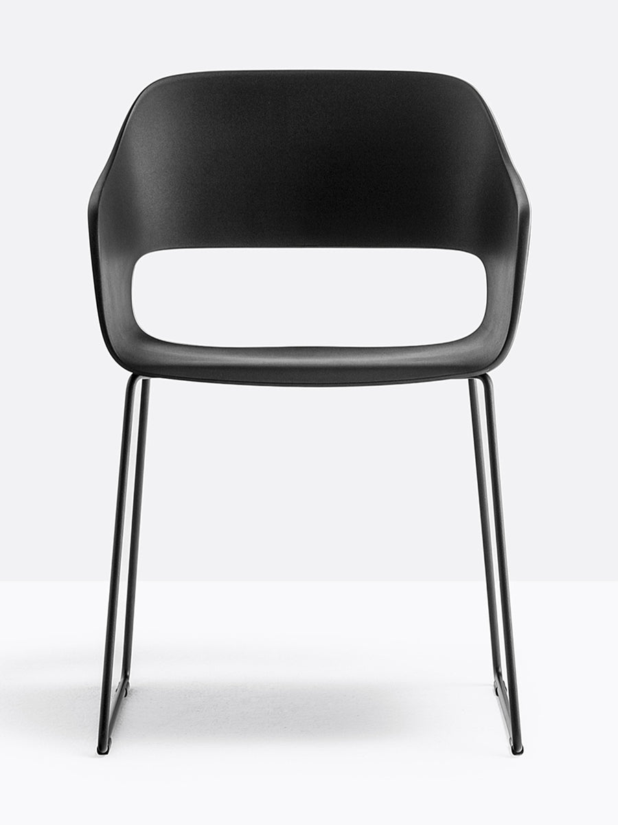 Fauteuil Babila luge Pedrali noir