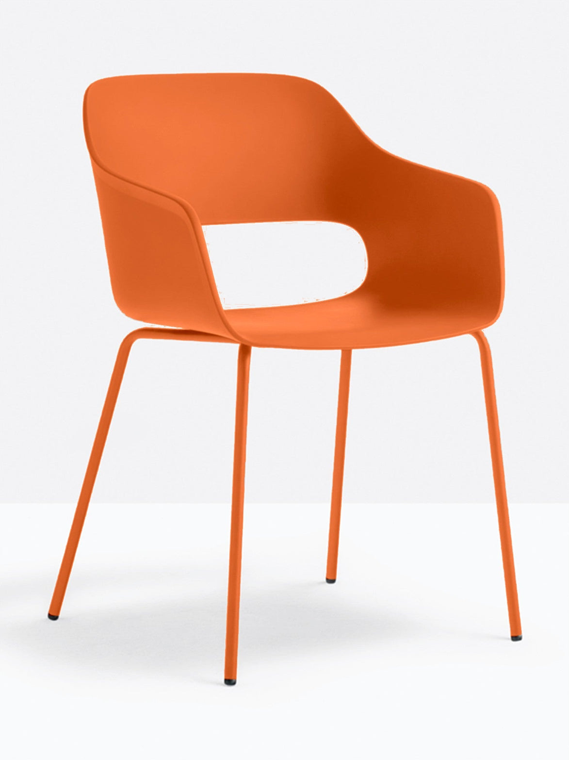 Fauteuil Babila 2735 Pedrali, coque Orange AR