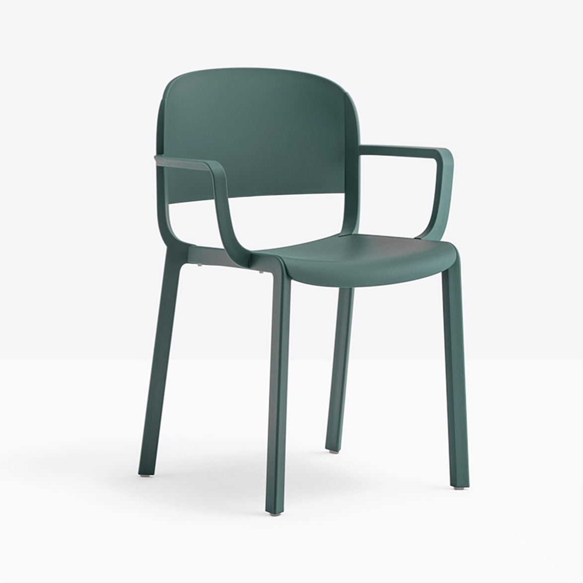 Fauteuil Dome Pedrali vert foncé
