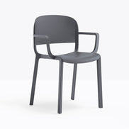 Fauteuil Dome Pedrali gris anthracite