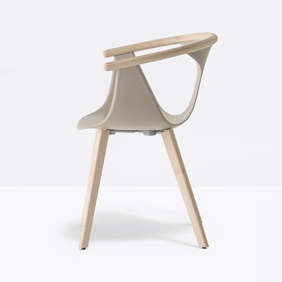 Fauteuil Fox sable vue de profil