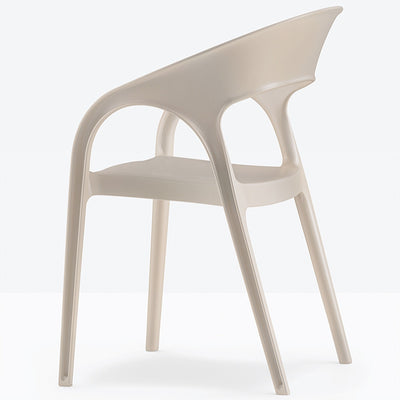Fauteuil Gossip sable vue de profil