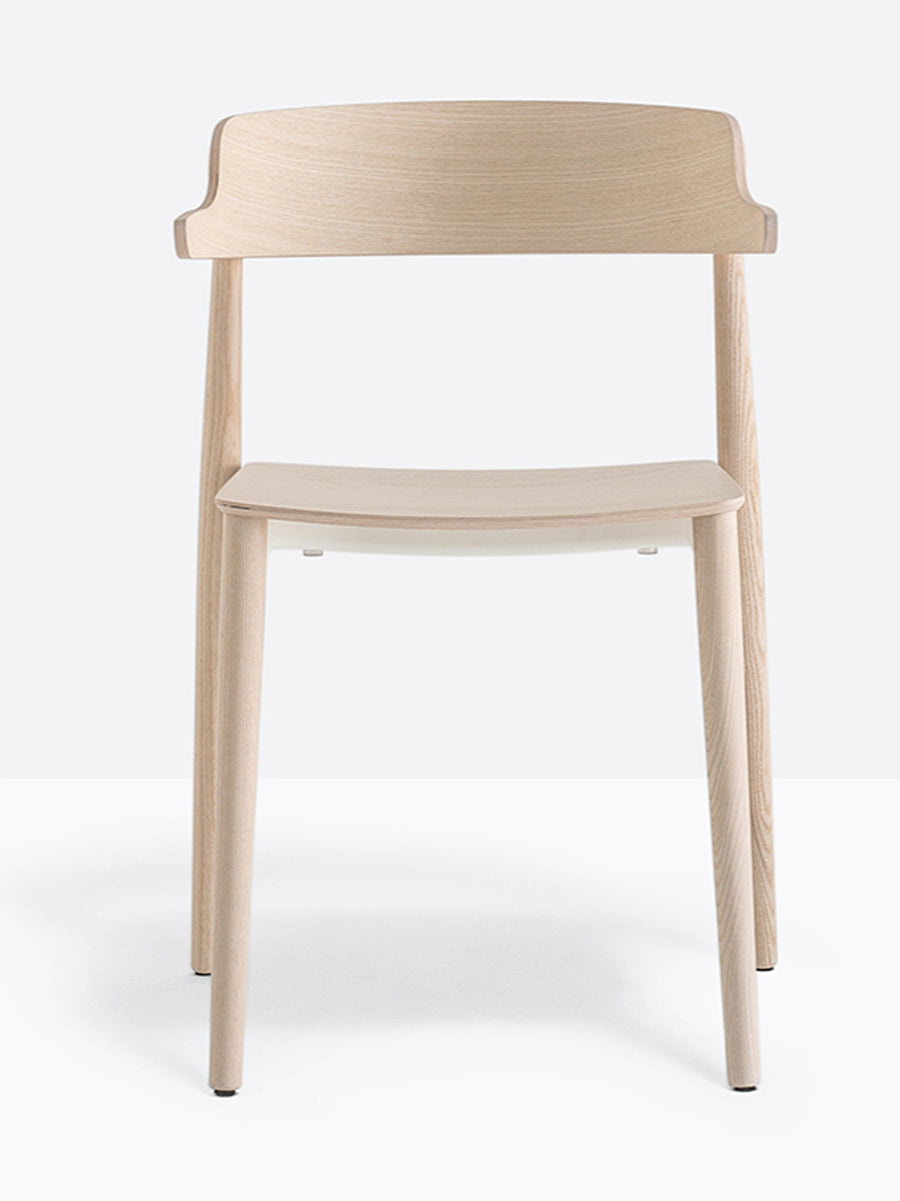 Fauteuil Nemea Pedrali frêne naturel