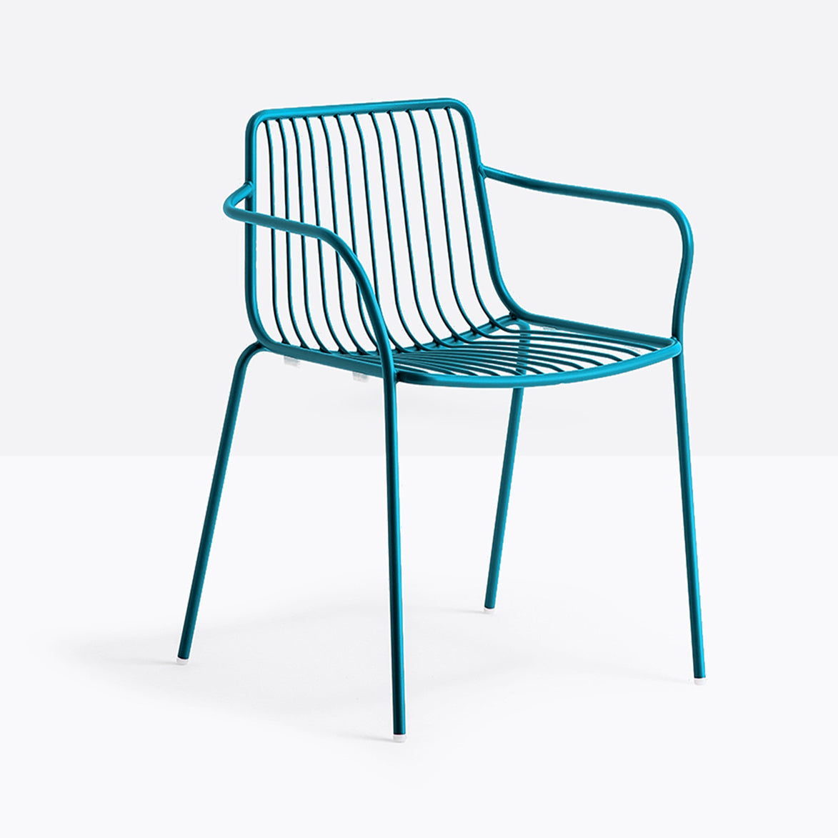Fauteuil Nolita Pedrali bleu pétrole