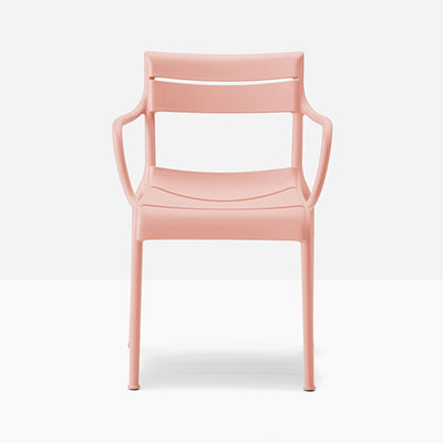Fauteuil Souvenir rose vue de profil