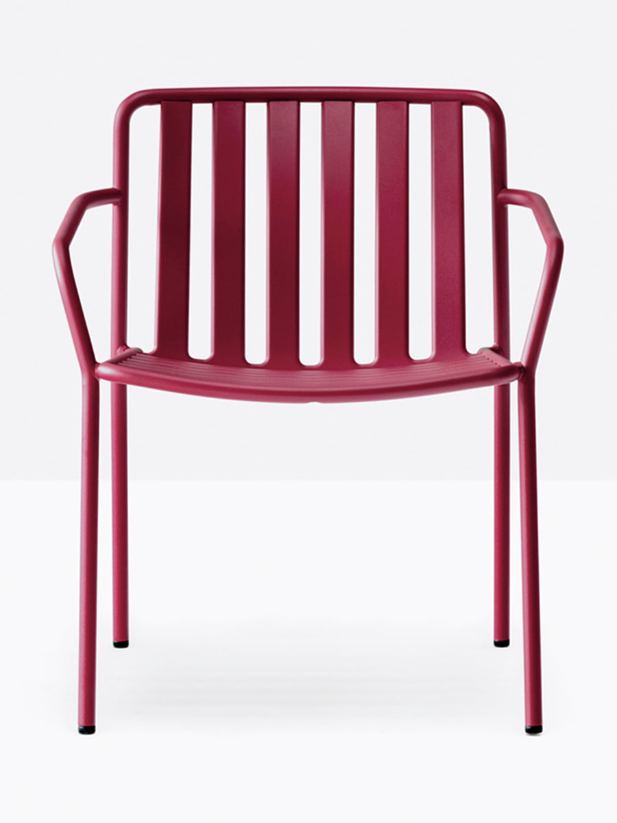 Fauteuil lounge Coney Pedrali bordeaux