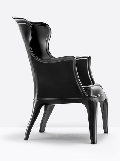 Fauteuil lounge Pasha noir