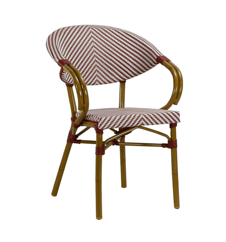 Fauteuil Paris 11 — fauteuil de terrasse aluminium à assise textilène séchage rapide