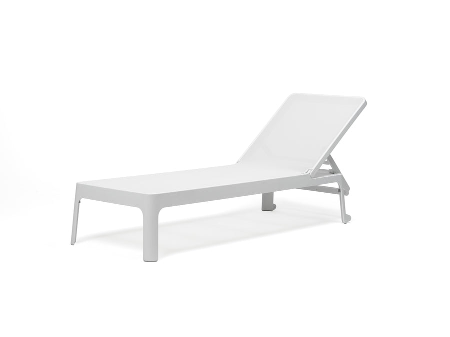 Bain de soleil Plano — transat de piscine à système d'extension assis-allongé