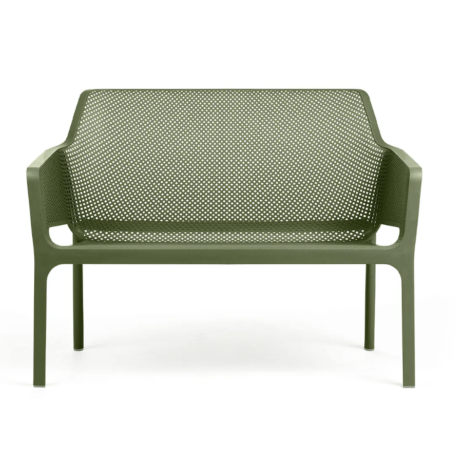 Banc Net — banc de terrasse monobloc empilable à assise collective