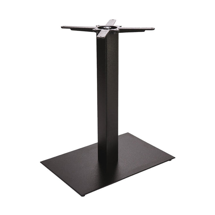 Piètement de table Horizon 19 — base rectangulaire fonte d'acier pour plateau allongé