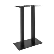 Piètement de bar Horizon 30 — base double colonne pour comptoir allongé