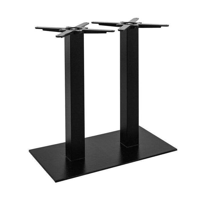 Piètement de table Horizon 30 — base double colonne pour plateau de grande envergure