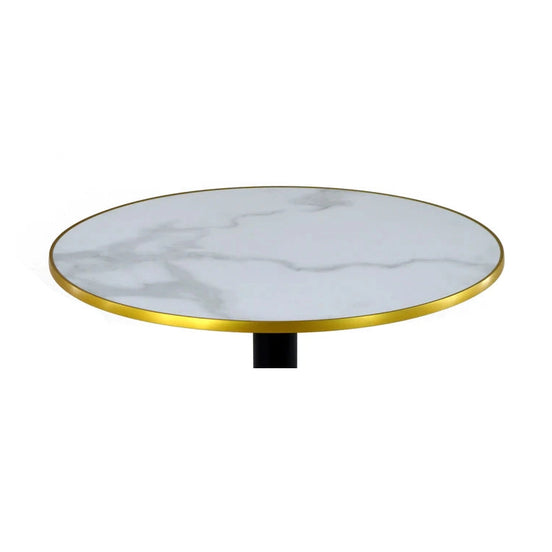 Plateau compact bistro ROND cercle doré