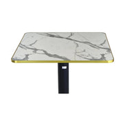 Plateau compact bistro CARRE cadre doré