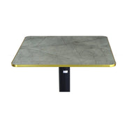 Plateau compact bistro CARRE cadre doré