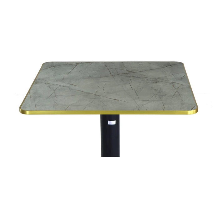 Plateau compact bistro CARRE cadre doré