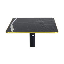 Plateau compact bistro CARRE cadre doré
