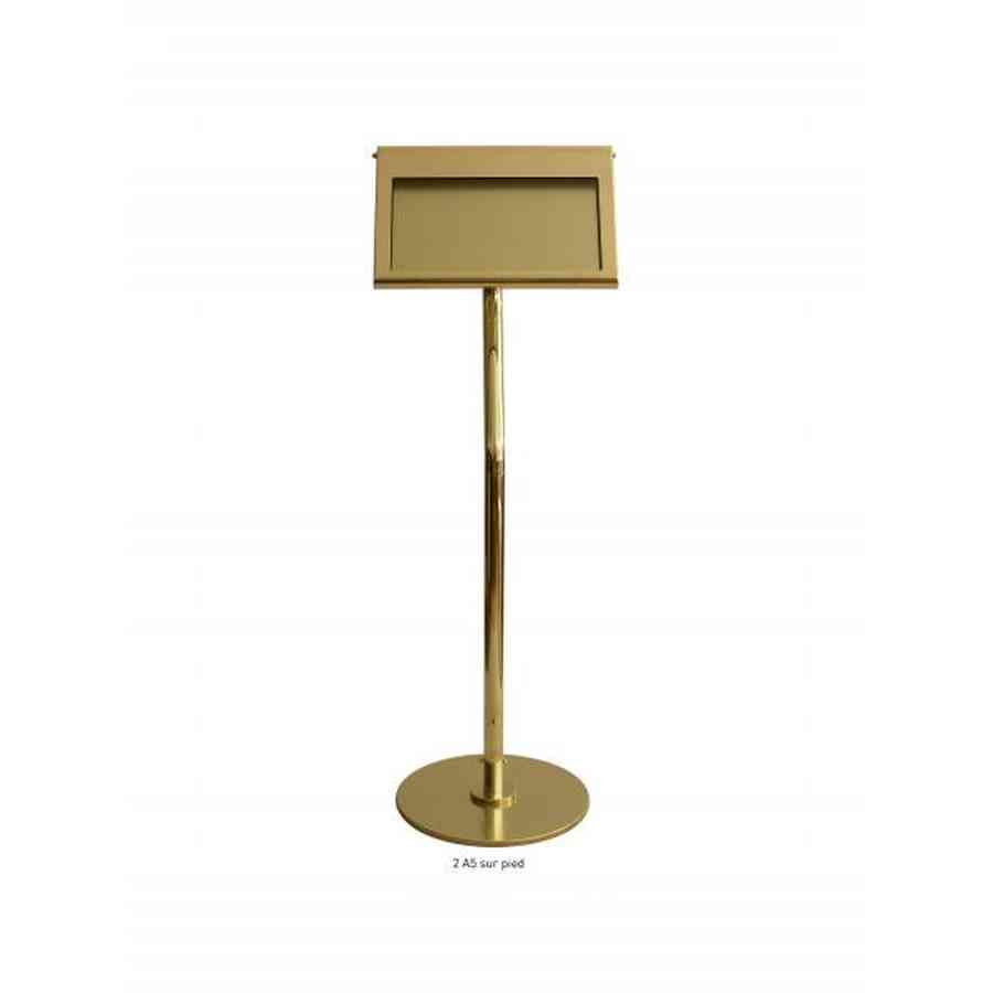 Porte-menu sur pied 2xA5