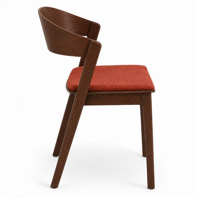 Chaise Ramsey — chaise de restaurant entièrement tapissée, coloris Rouge M56