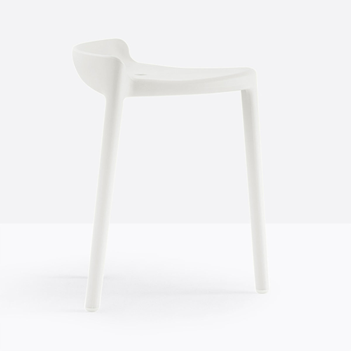 Tabouret bas Happy Pedrali blanc