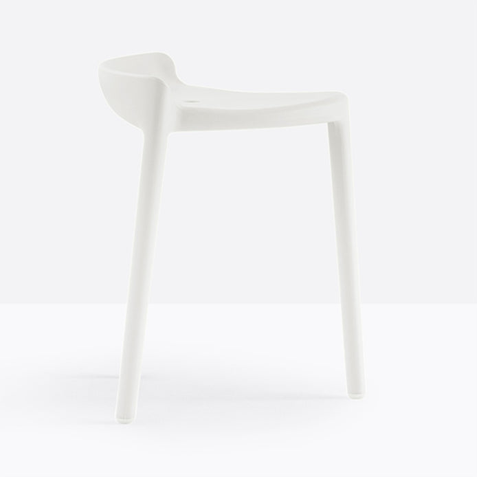 Tabouret bas Happy Pedrali blanc