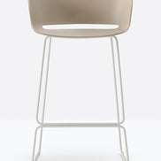 Tabouret Babila sable vue de face