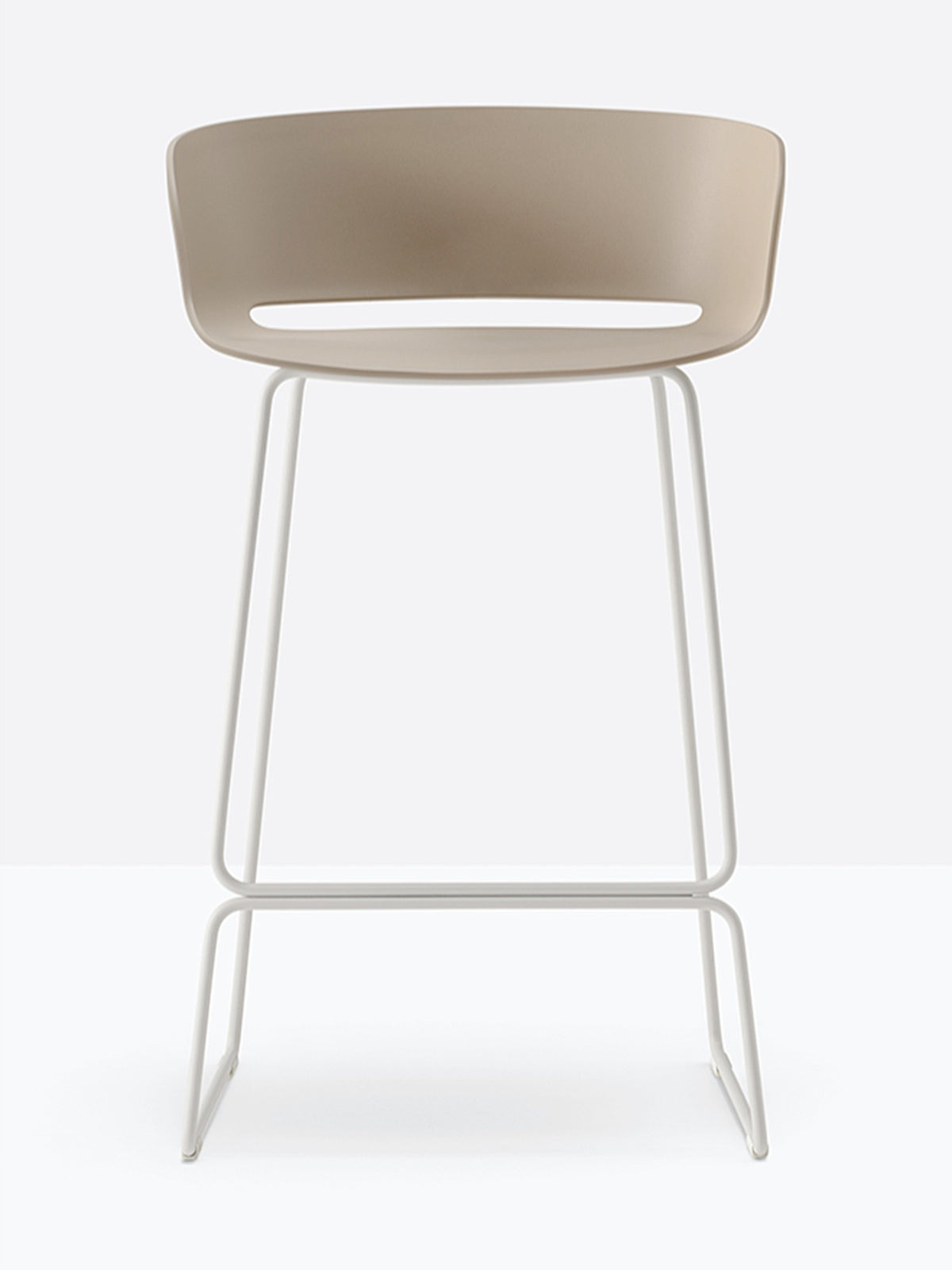 Tabouret Babila sable vue de face
