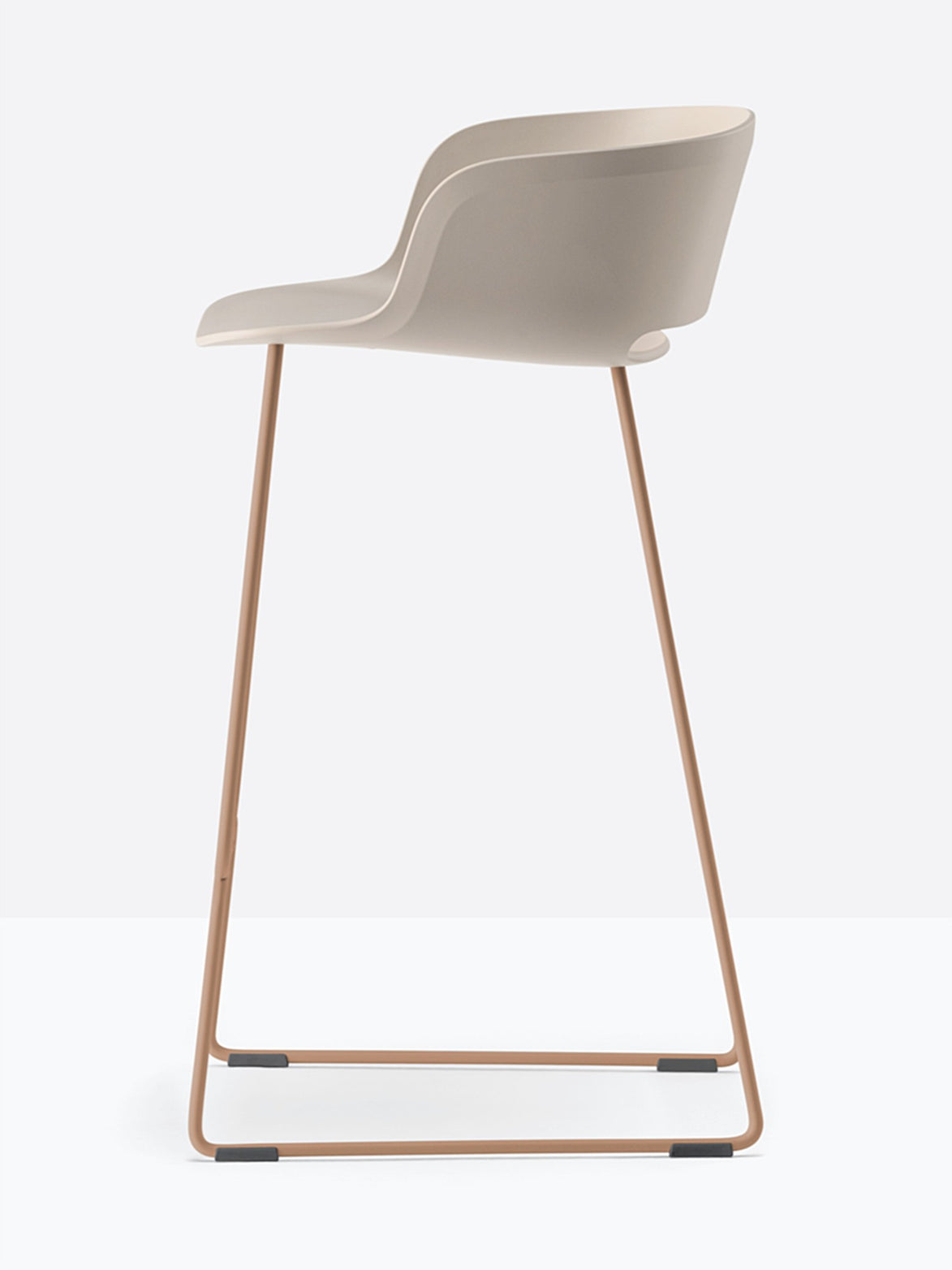 Tabouret Babila sable, structure miel