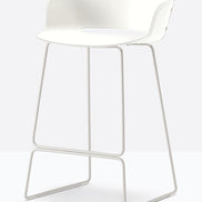 Tabouret de bar Babila 2747 / 2748 Pedrali, coque Blanc BI