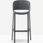 Tabouret de bar Dome Pedrali gris anthracite