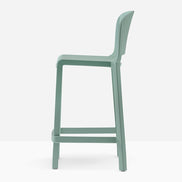 Tabouret Dome vert sauge assise 66,5 cm