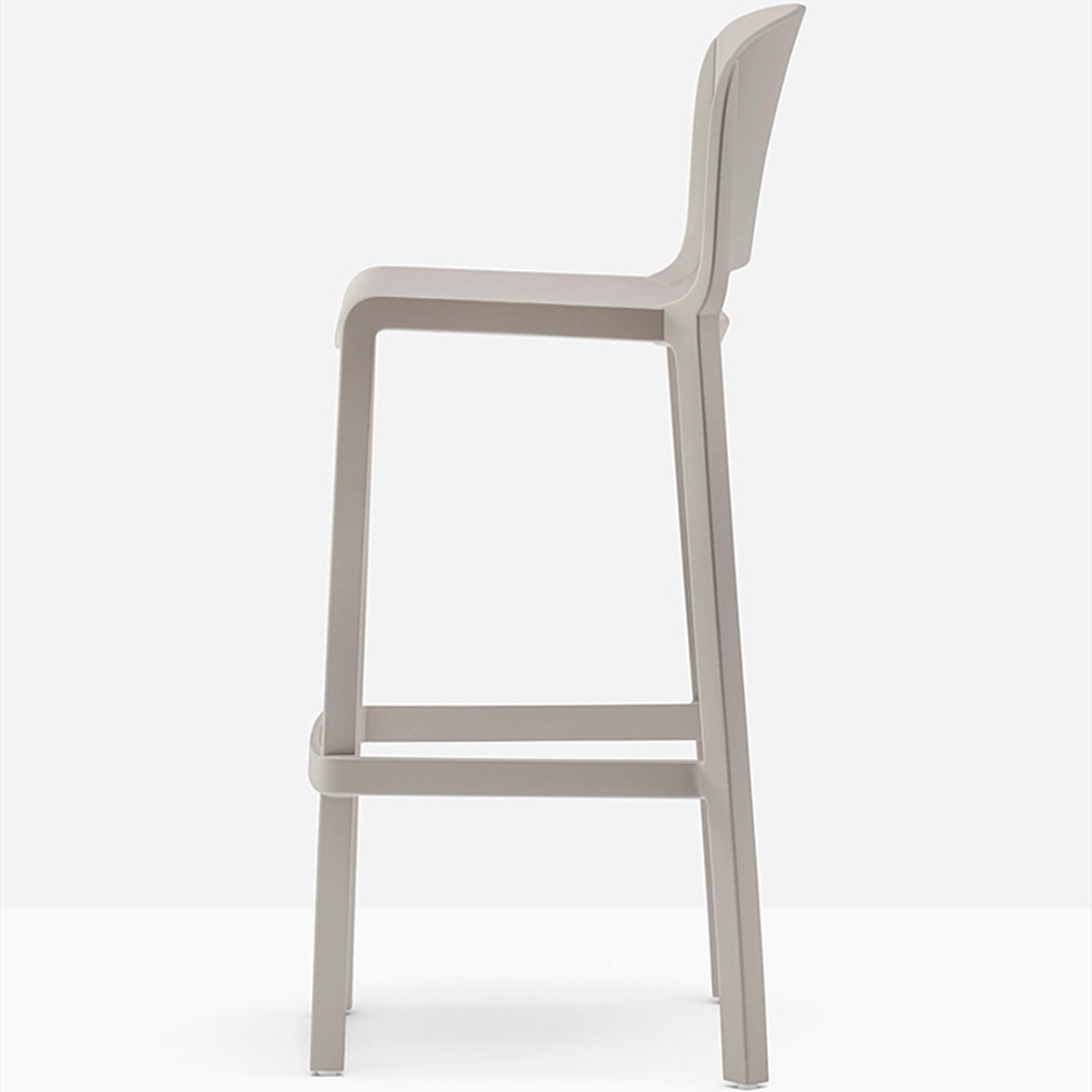 Tabouret de bar Dome Pedrali beige