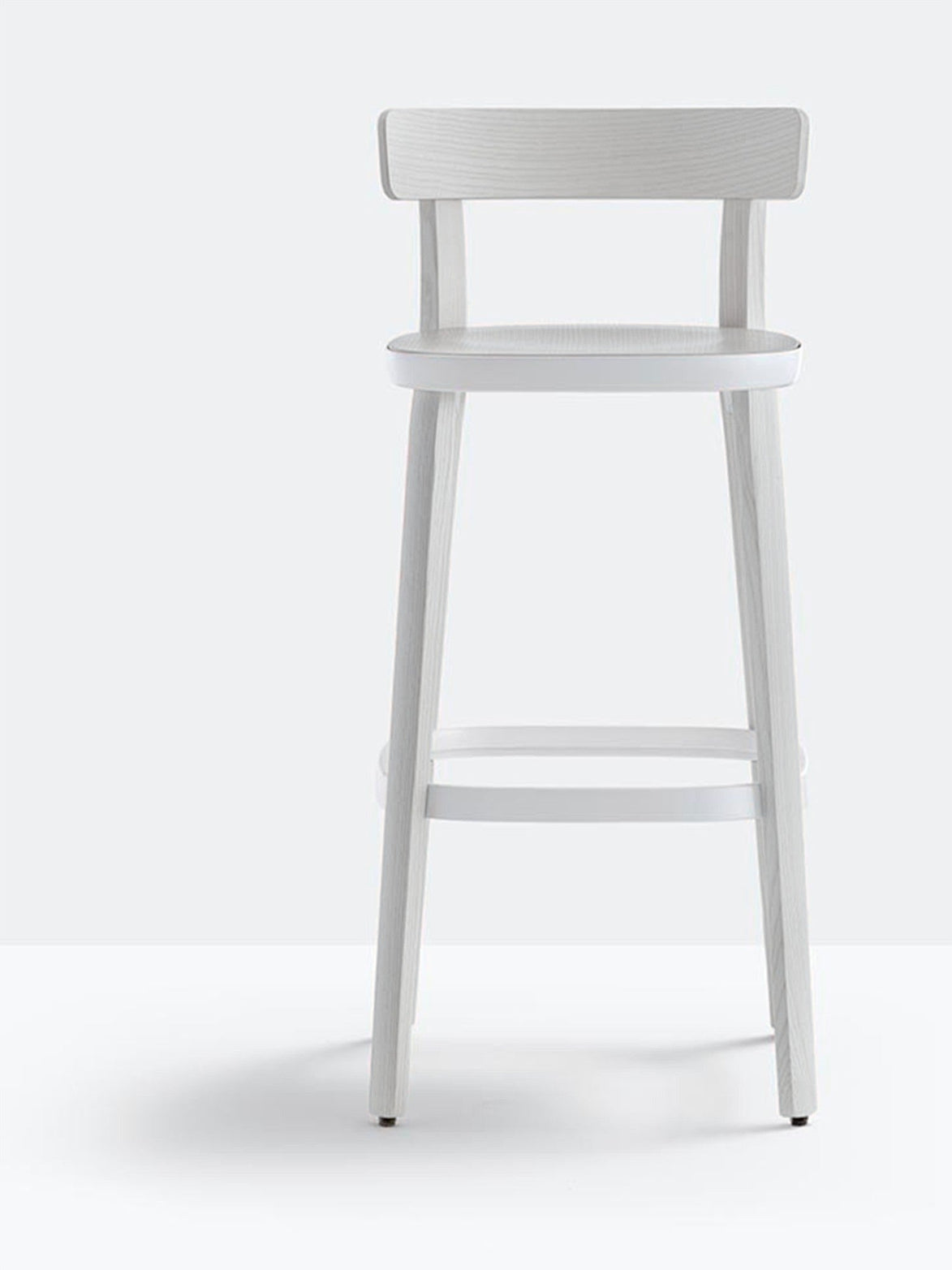 Tabouret de bar Folk 2937 Pedrali, frêne Gris clair GC