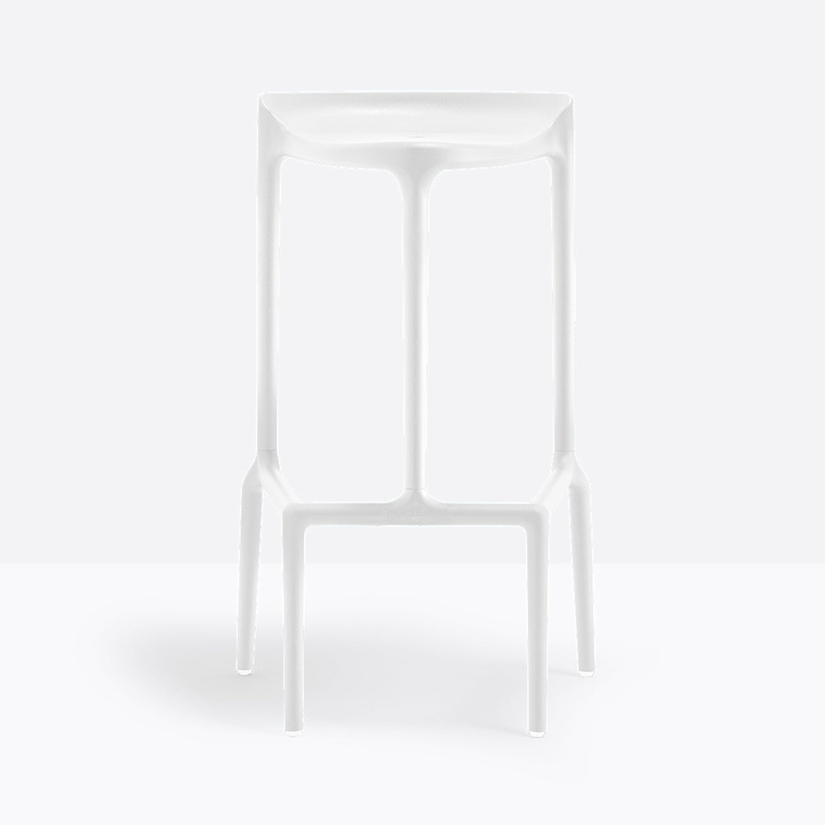 Tabouret de bar Happy Pedrali blanc