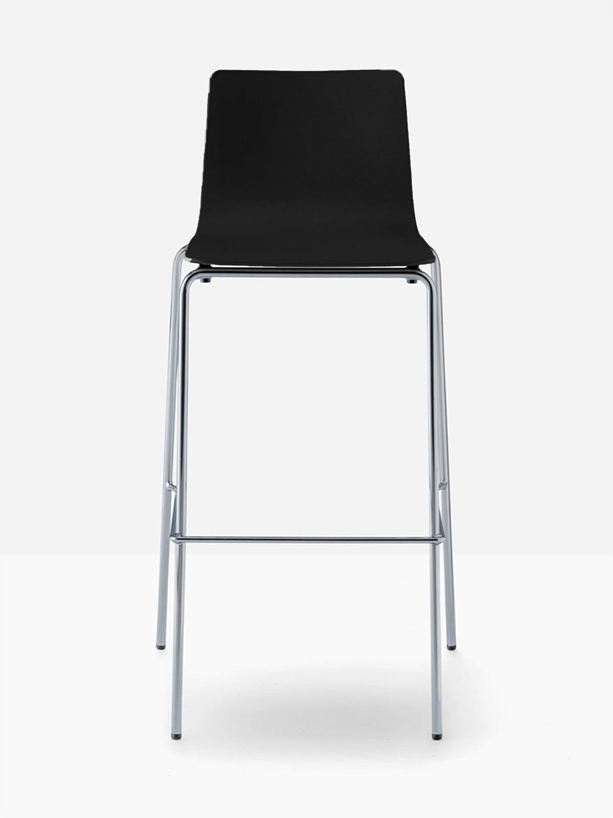 Tabouret de bar Inga 5607 Pedrali, coque Noir NE