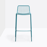 Tabouret de bar Nolita bleu pétrole