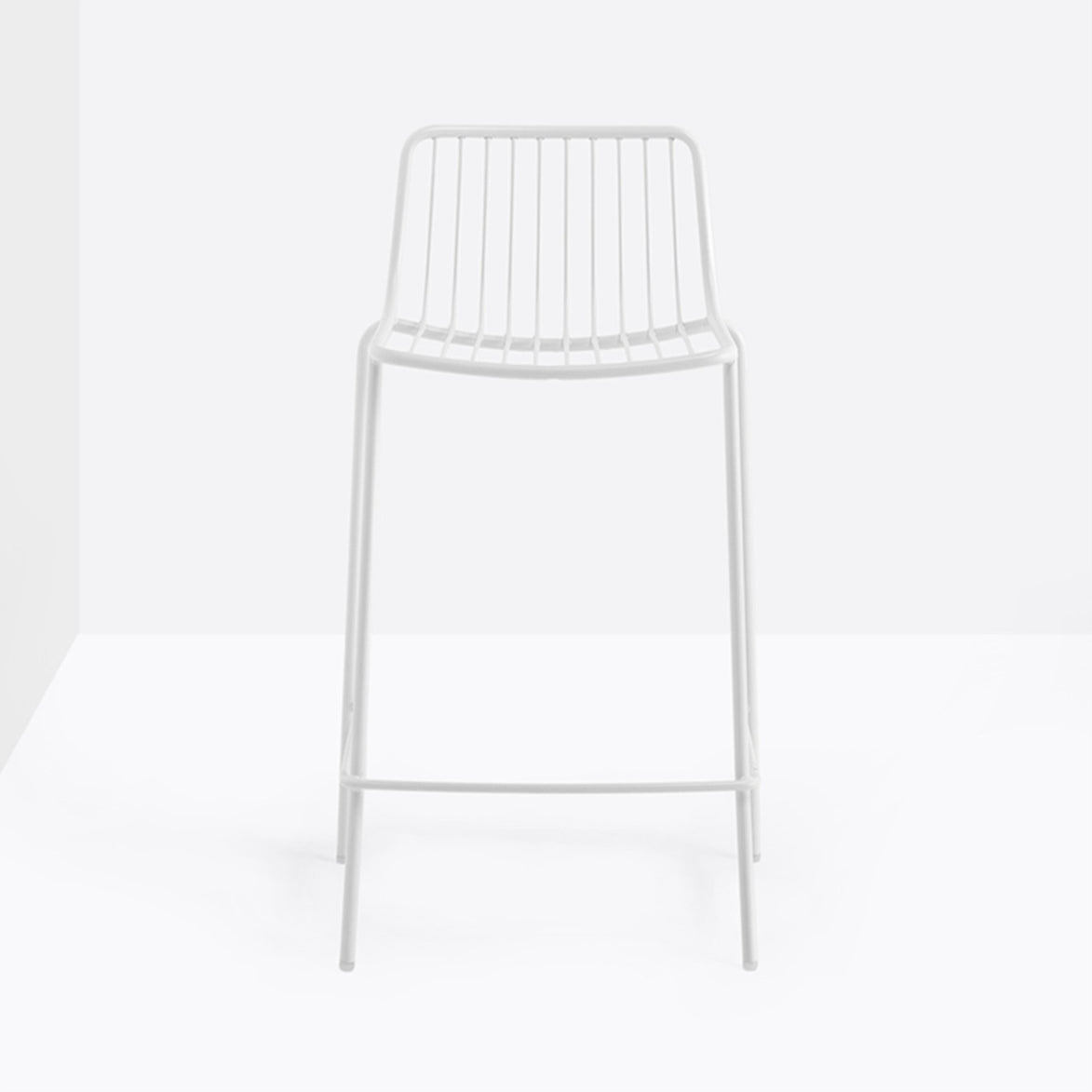 Tabouret Nolita blanc, assise 65 cm