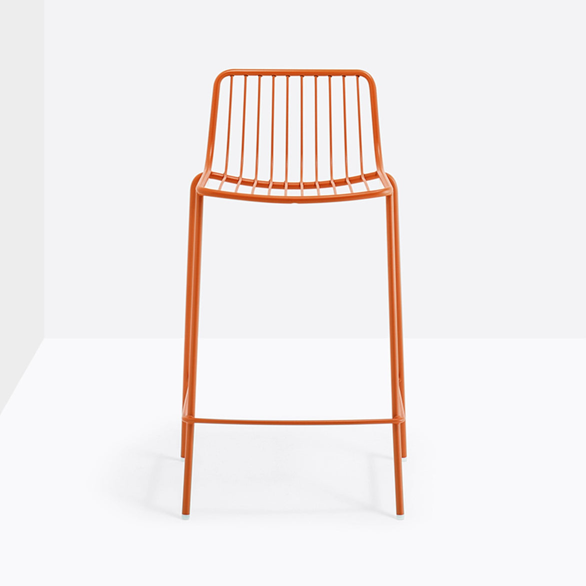 Tabouret Nolita orange, assise 65 cm