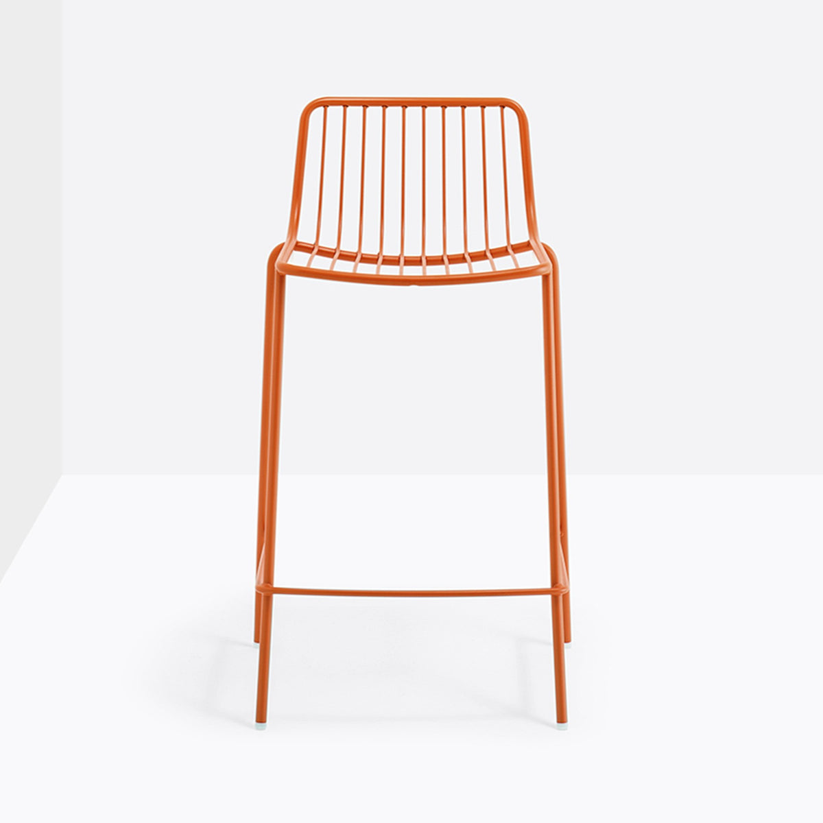 Tabouret Nolita orange, assise 65 cm