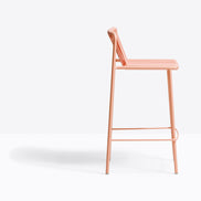 Tabouret Tribeca rose, assise 67,5 cm