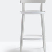 Tabouret de comptoir Folk 2936 Pedrali, frêne Gris clair GC