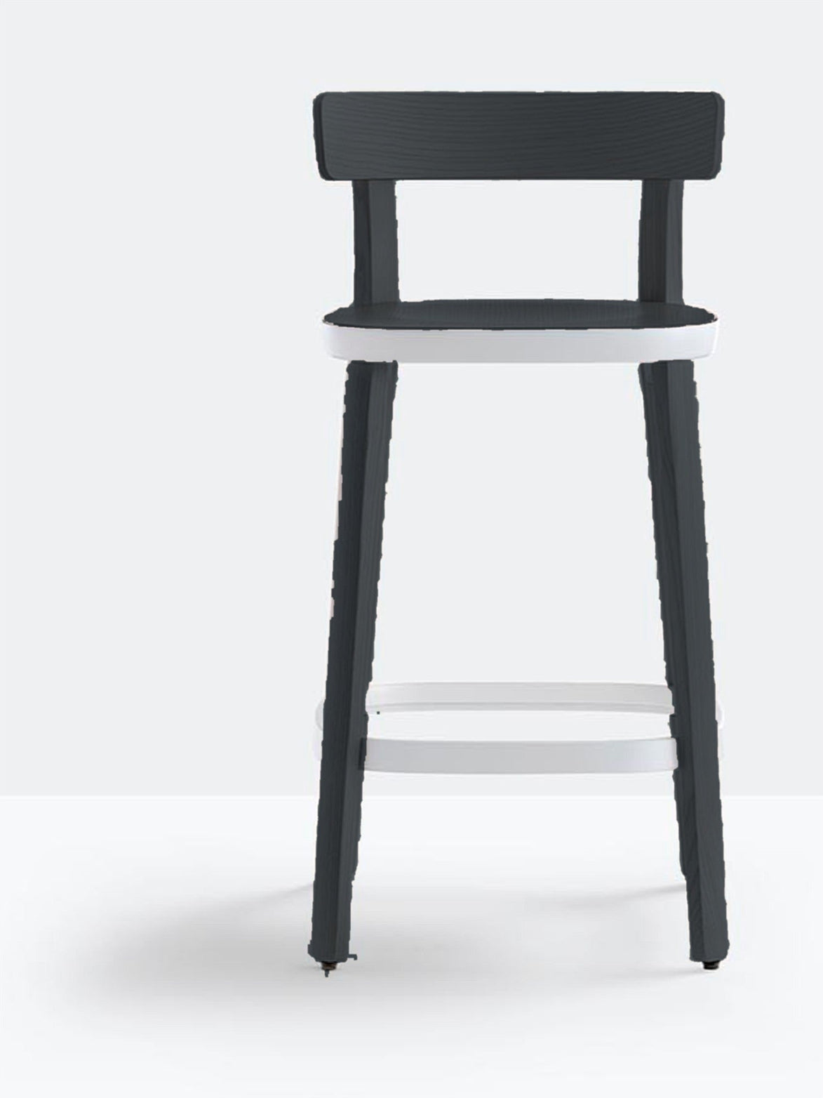 Tabouret de comptoir Folk 2936 Pedrali, frêne Noir AN