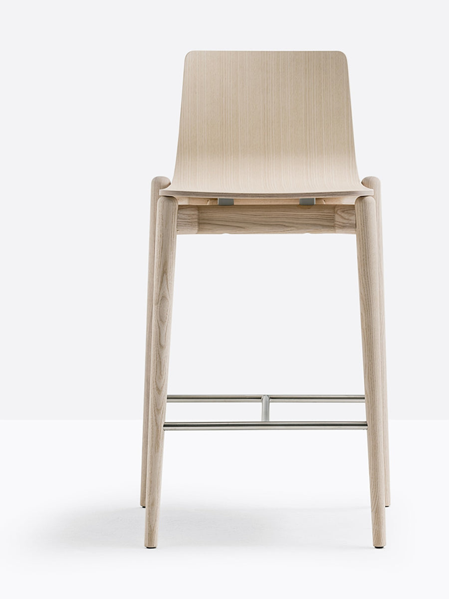 Tabouret de comptoir Malmö Pedrali frêne naturel