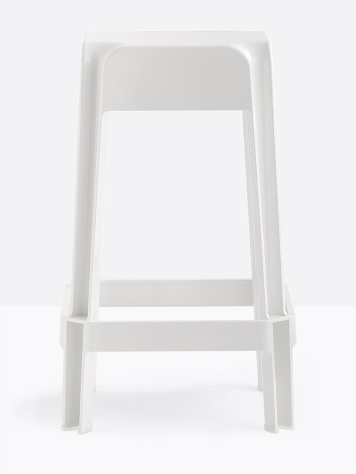 Tabouret de comptoir Rubik Pedrali blanc
