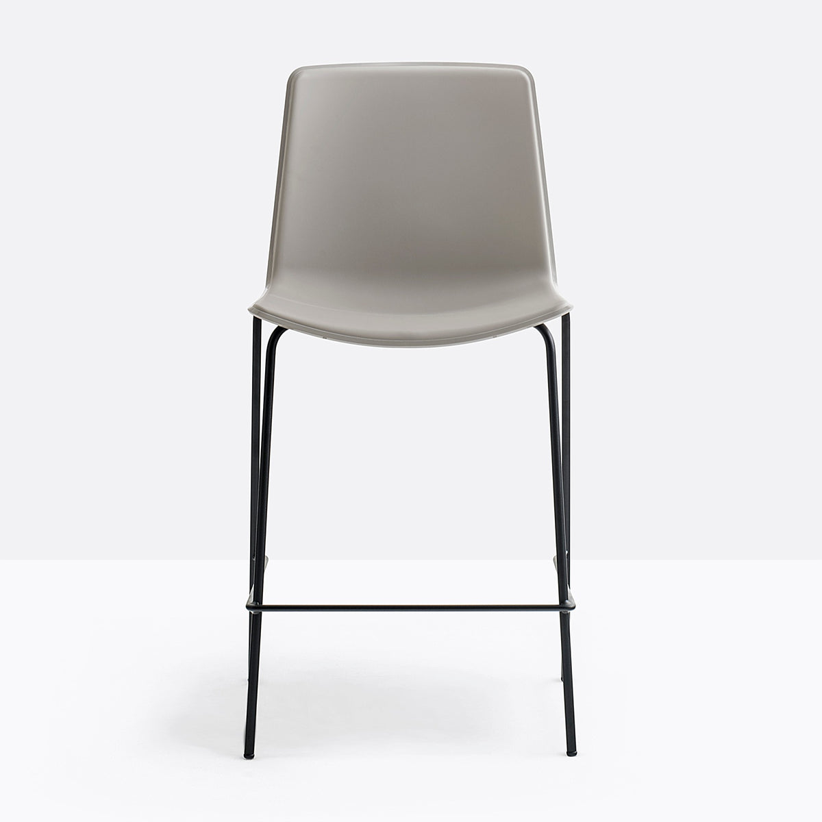 Tabouret Tweet beige et noir vue de dos
